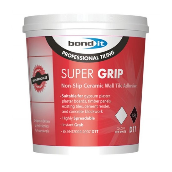 Super grip wall tile adhesive